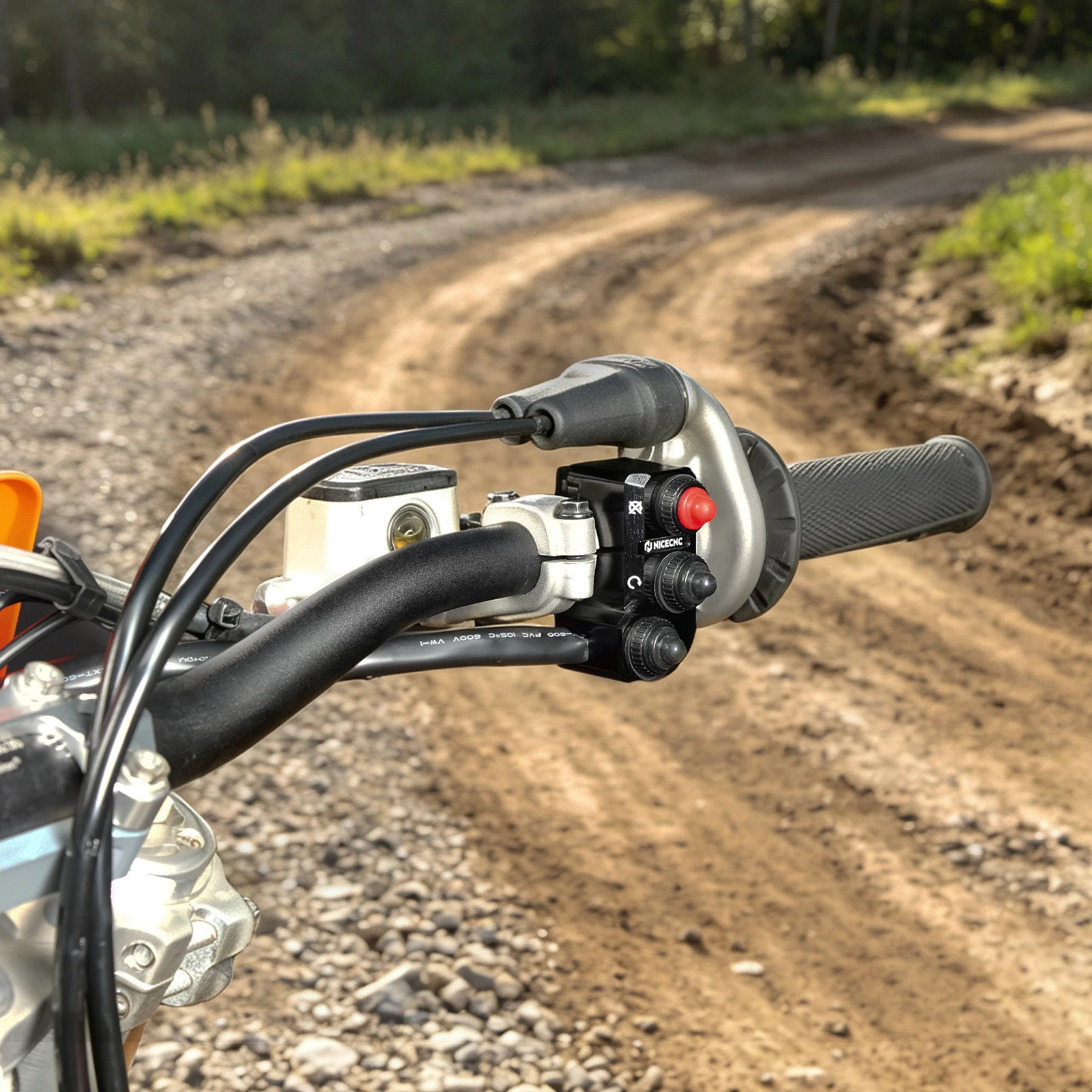 NICECNC Start- und Abstummschalter & Scheinwerferschalter für GasGas EC 300 EC 250 2024-2027, EC 250F EXF 350, für KTM EXC 300, Husqvarna TE300 – Detail 11