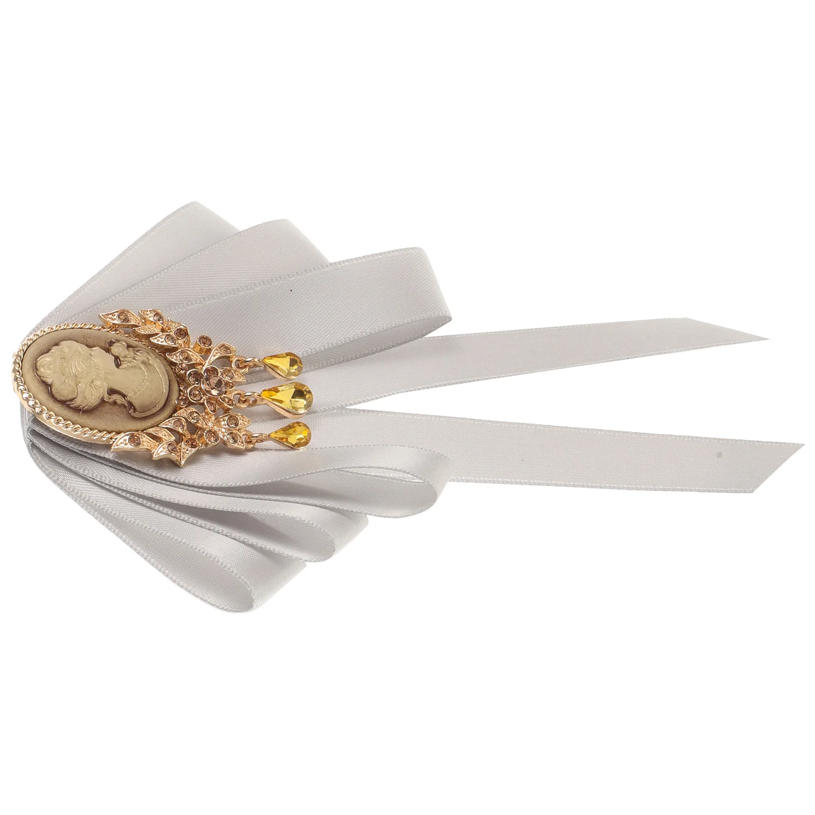 Grande laço broche pré-amarrado grande bowknot lapela pino moda broche pino para roupas femininas chapéus vestidos acessórios