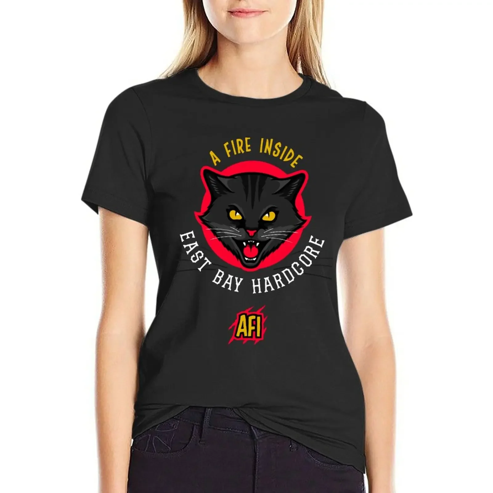 

AFI BAND T-Shirt customizeds customs design your own blanks anime t shirts for Women