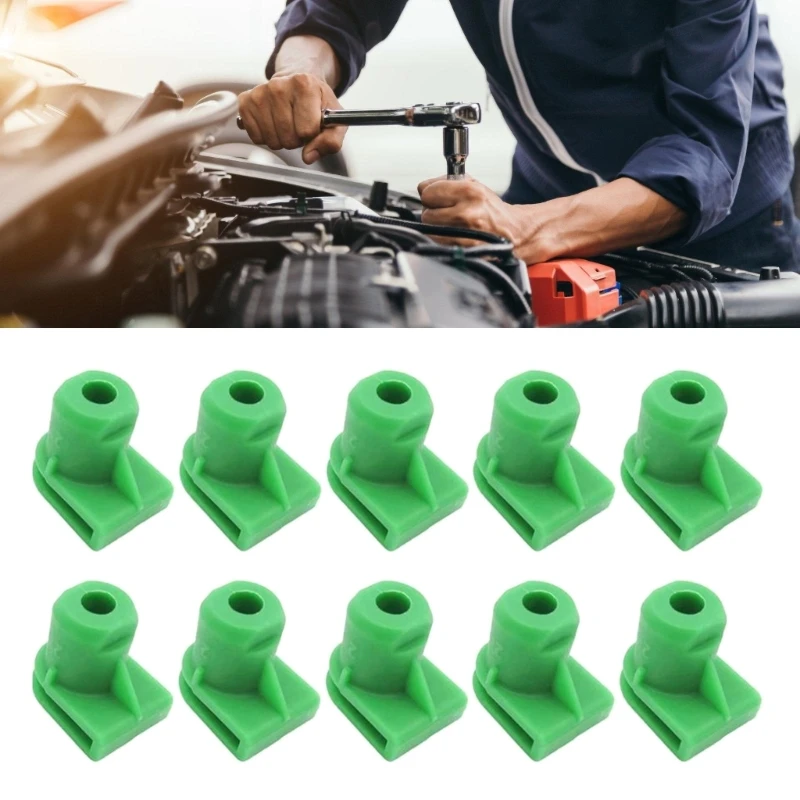 10Pcs Front Bumper Retaining Featurings Nylon Construction and Simple Design Part Number 30640541