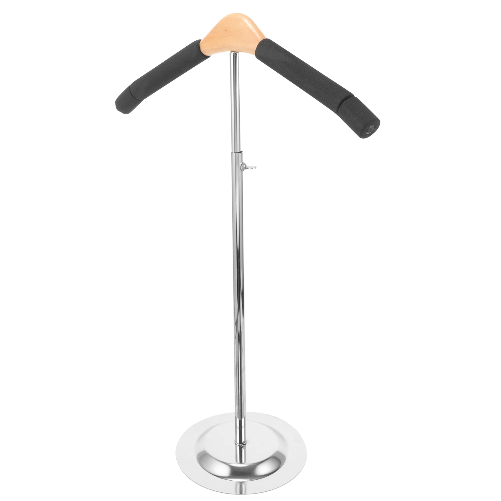 

Stable T-Shaped Clothing Garment Hanger For Retail Store Home Storage Foldable Portable Clothes Rack Minimalist Design