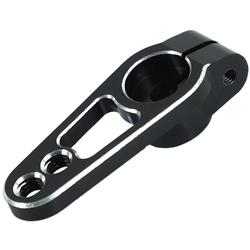 Steering Servo Arm Horn para RC Car, liga de alumínio, preto, Car Crawler Parts, 25T, 31mm, 1Pc