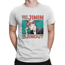 Once You T Shirt Men Cotton Vintage T-Shirt Round Collar Jimin Tees Short Sleeve Clothing Gift Idea
