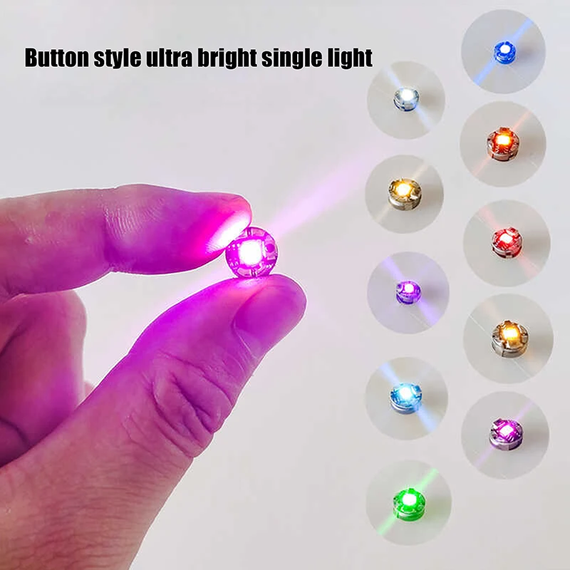 Lampe l'inventaire à LED sans fil pour décoration de maison, style bouton-pression 24.com, modèle de bricolage, robots exécutifs, voitures, 1PC