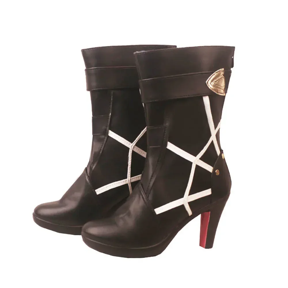 Honkai: Star Rail Kafka cosplayschoenen - laarzen met hoge hak, op maat gemaakt, unisex pasvorm