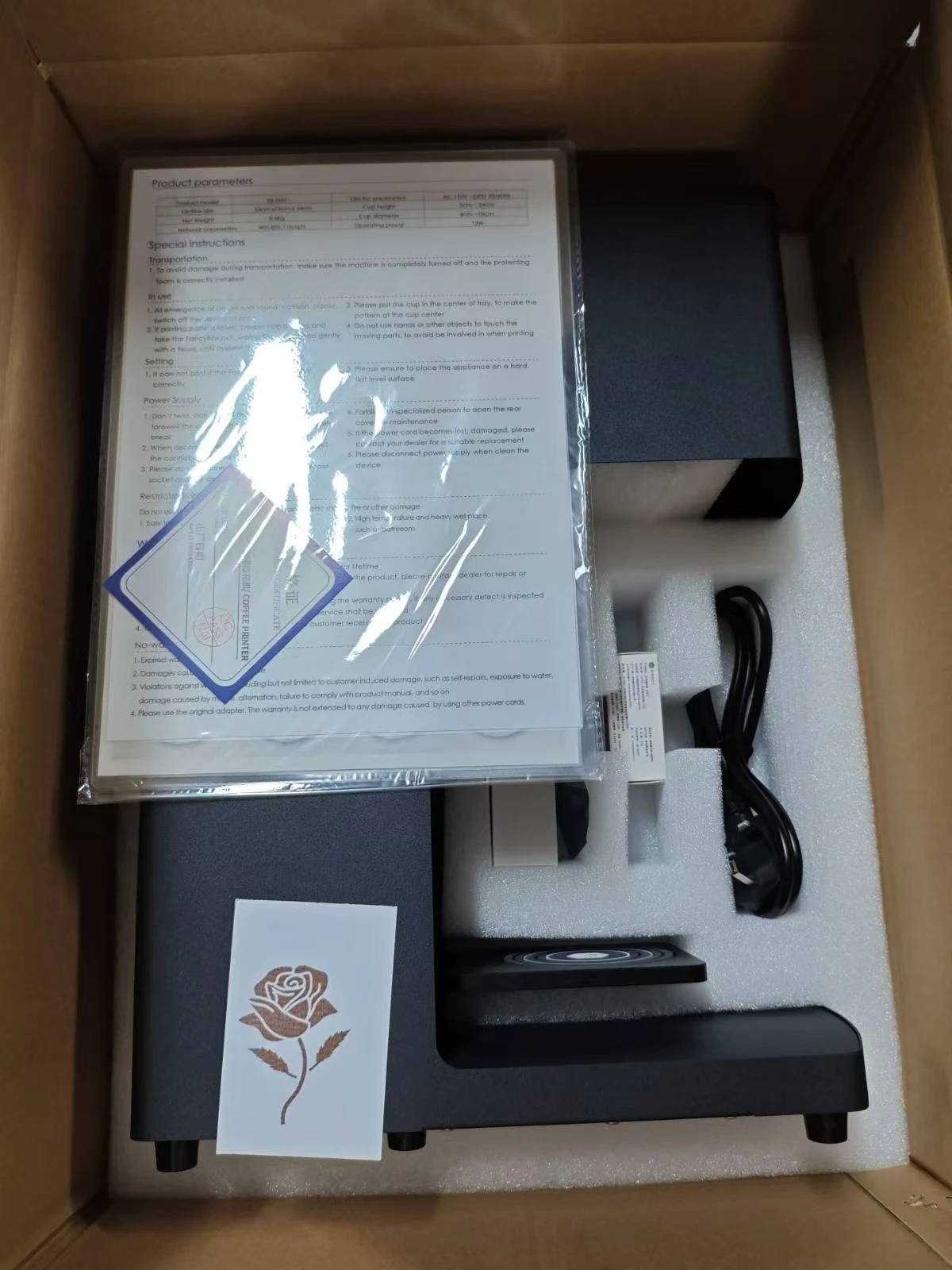 Picture 6: EVEBOT Coffee Drink Printer 3d Latte Art Coffee Printer Machine Automatic Beverages Food Selfie With WIFI Connection Printing