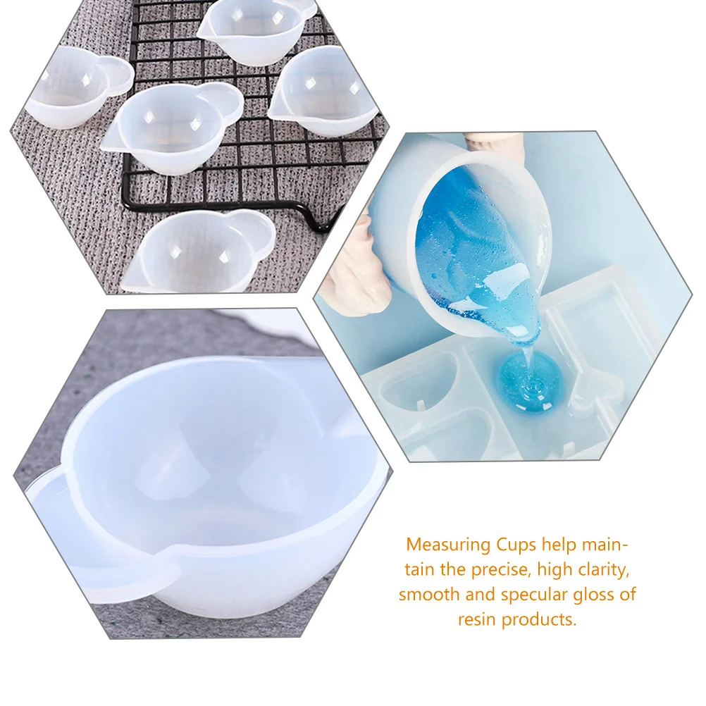 

1 set 1 Set Silicone Measuring Tools Diy Crafts Supplies Scaled Stir Sticks Kit For Art Handicrafts Making Durable Practical