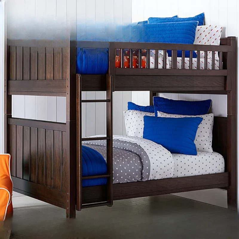 All solid wood elevated bed upper and lower beds Bunk beds Upper  Combined