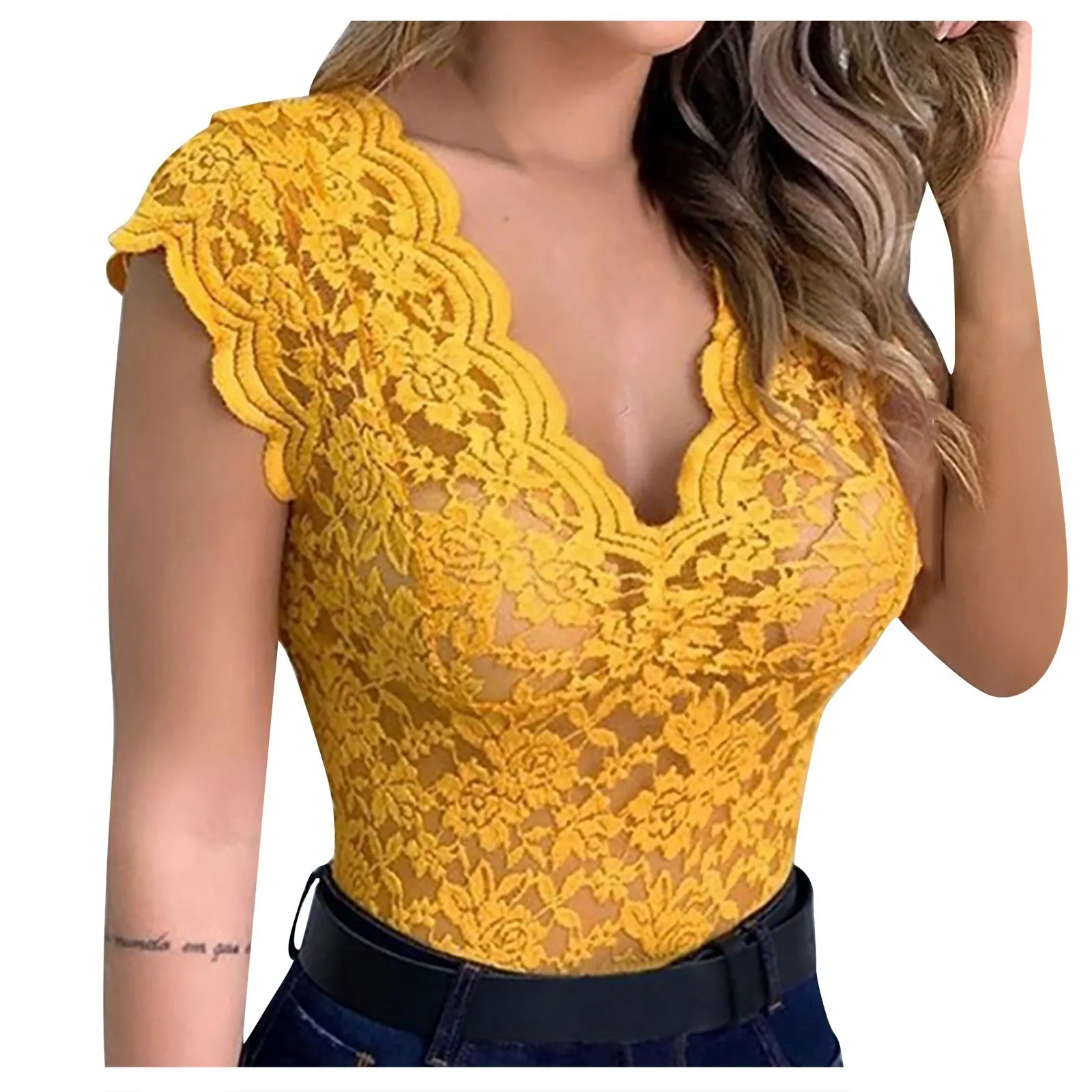 New Tanks For Women Summer Women Lace Sexy Camisole V Neck Tank Top Underwear Vest Candy Color Bralette Female Lace Underwears