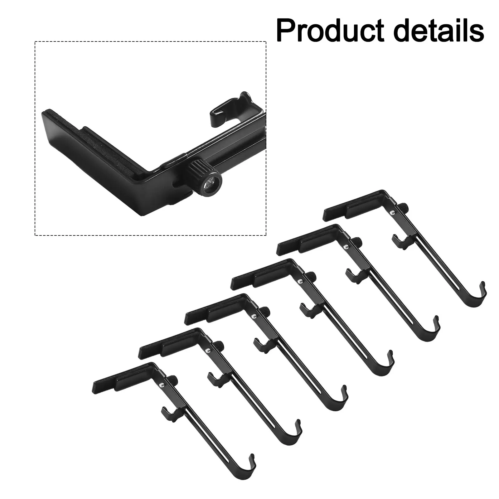 6 قطع من حوامل تخزين عيد الميلاد - خطافات معدنية قابلة للتعديل لعيد الميلاد لتخزين عيد الميلاد