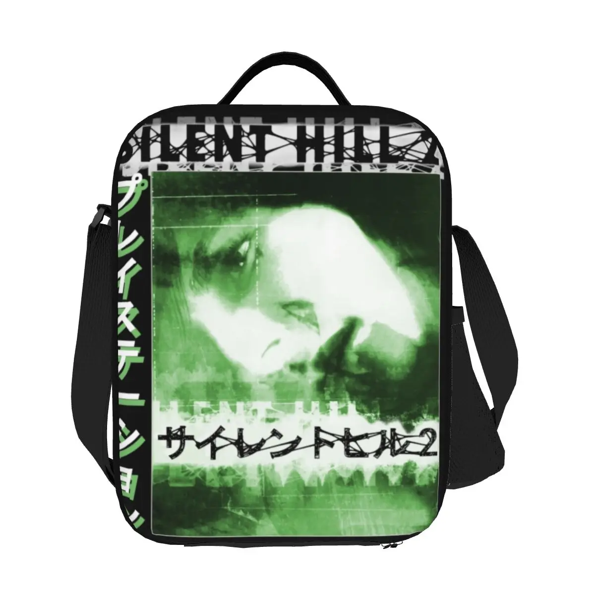 

Custom Silent Hill 2 Insulated Lunch Bags for Work School Horror Game Leakproof Cooler Thermal Lunch Box Women Children
