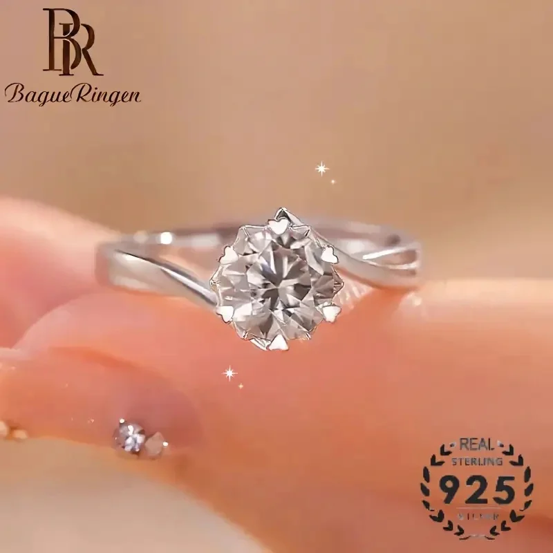 br-8mm-925-pure-silver-snowflake-twist-arm-moissanite-ring-d-vvs1-moissanite-fine-jewelry