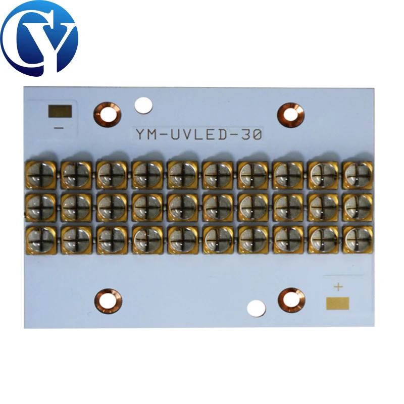 300W UV LED  Lamp 365nm 385nm  UV LED Module 395nm uv 405nm Quartz Lens For 3D Printer Resin UV Light