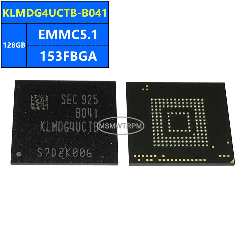 KLMDG4UCTB-B041 KLMDG4UCTA-B041 KLMDG8JEUD-B04Q EMMC5.1 128GB 153FBGA Memory Chip IC Electronic Components New Original