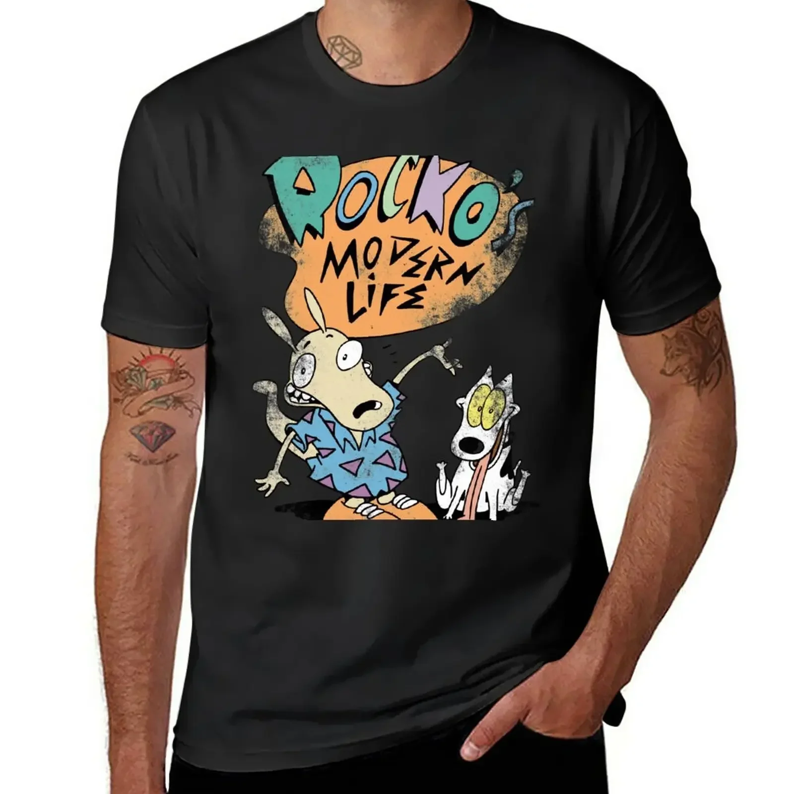 

Rocko's Modern T-Shirt graphics oversized mens t shirt graphic