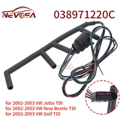 NEVOSA For VW Mk4 Golf Jetta Beetle TDI 1.9L l4 2002-2003 Wire Glow Plug Wiring Harness 0250202022 038971220C