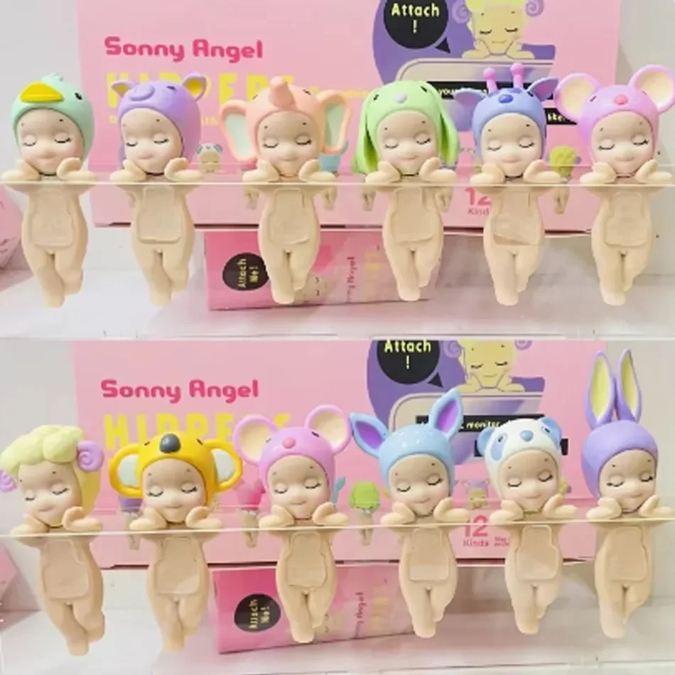 New Hot Selling Sonny Angel 2024 Animal Sleep Series Macaron Style Christmas Decoration Birthday Gifts Trendy Play