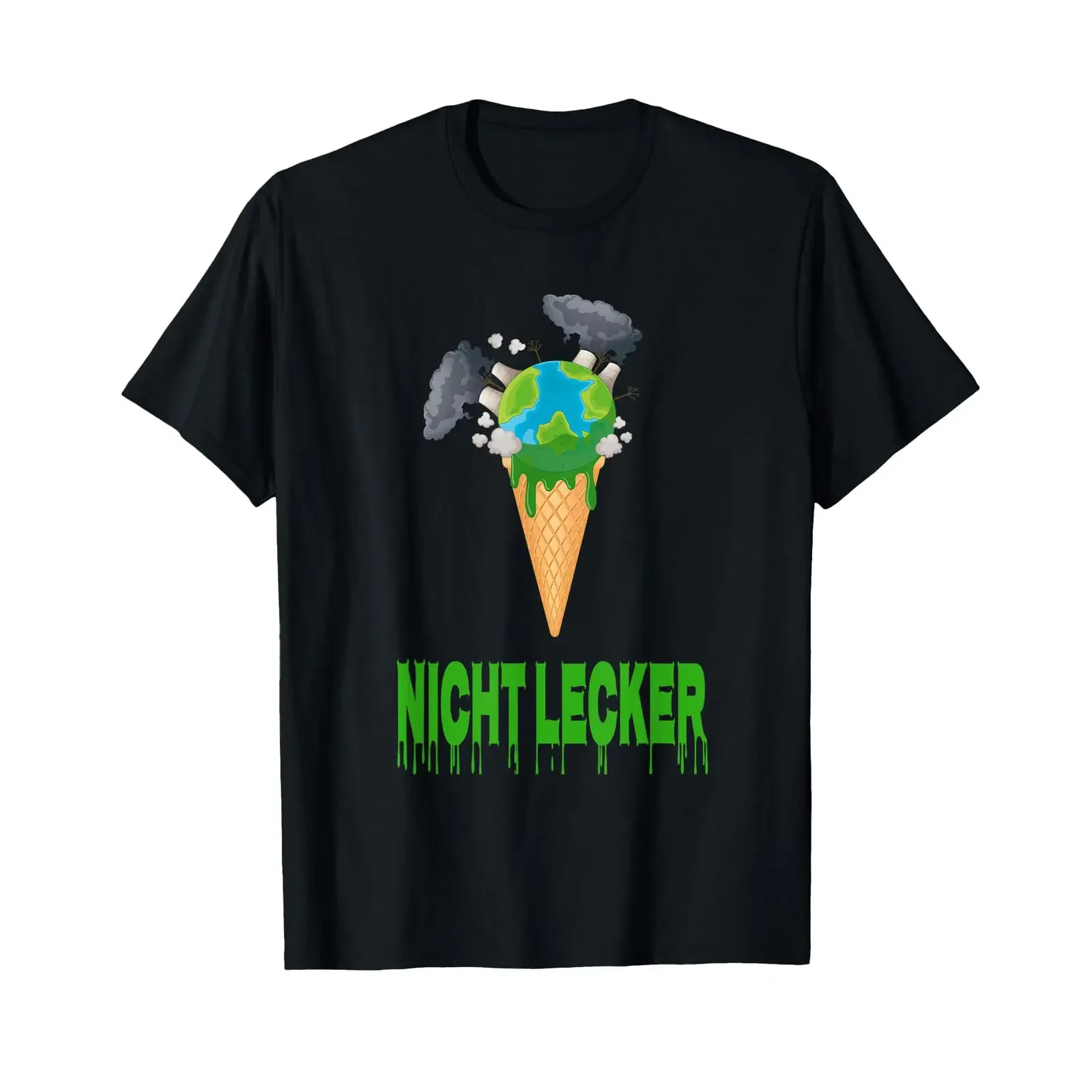 Not delicious Earth Climate Change Environmental Protection Nature Demo Ice vintage Washed Unisex designer clothes streetwear