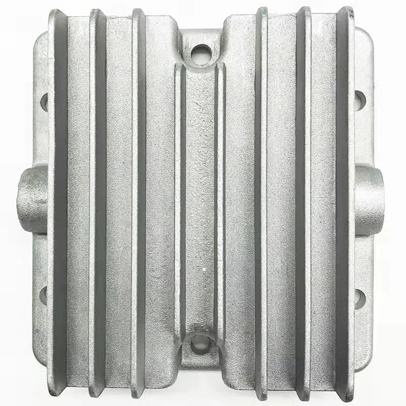 

Air compressor pump head cylinder head oil-free mute top side heat sink cover plate shell electric aluminum gas guide connection