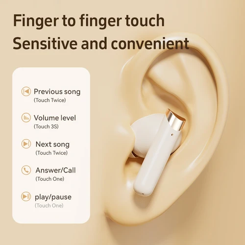 Imagen 2 del producto Auriculares inalámbricos TWS con cancelación activa de ruido, cascos con Control táctil, pantalla LED, Bluetooth, intrauditivos deportivos