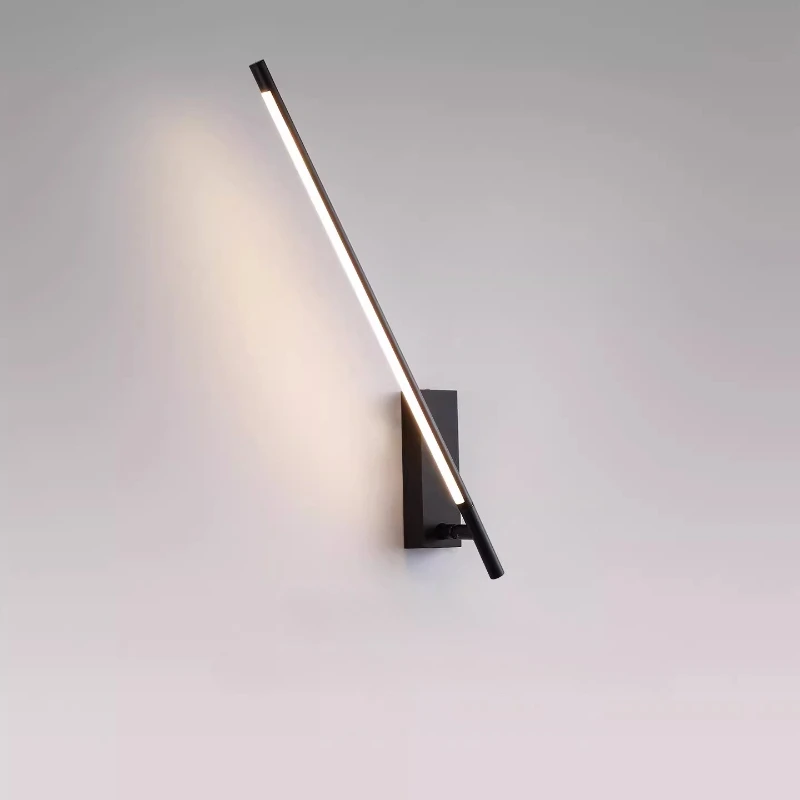 Bedhead Modern Wall Lamp Italian Minimalist Linear Design 360 ° Free Rotation Background Wall Decoration Atmosphere Lamp Lights