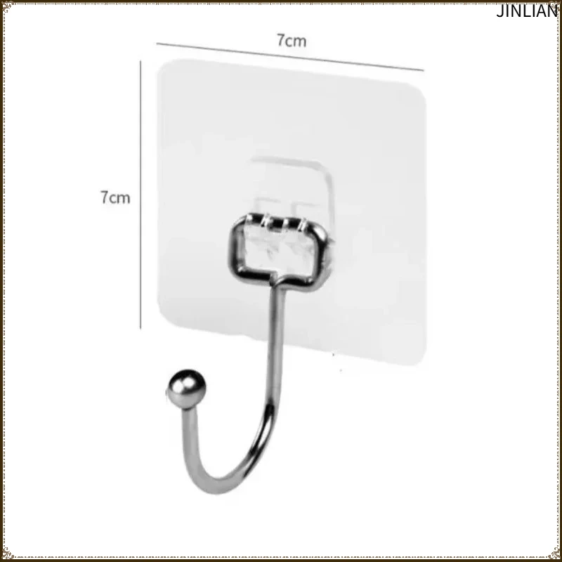 Increased Hook with Strong Adhesion on The Wall No Need To Drill Holes in The Kitchen Adhesive Hooks Load-bearing Wall Hooks