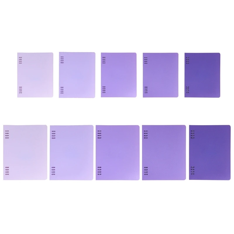 Flexible PP Binder Practical Folders Rings Binder for Document Organization Dropship