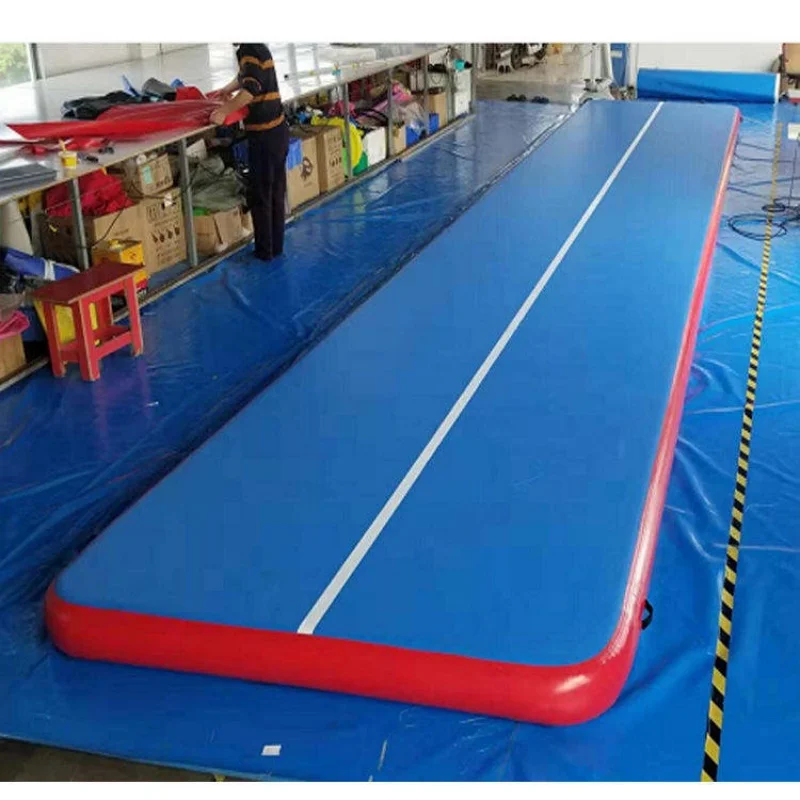 エアタンブリングマットタンブルトラックインフレータブルエアトラック11x2x0.2mインフレータブル体操エアマットインフレータブルフロアマットポンプ付き