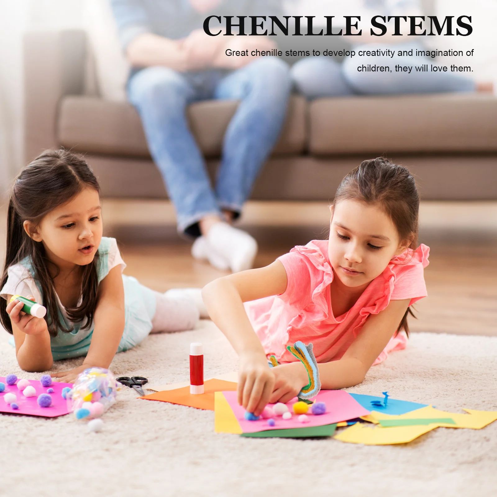 5 pçs hastes de chenille diy artesanato limpadores cor misturada barras dobráveis para crianças artesanato aprendizagem precoce suprimentos criativos