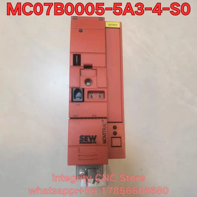 Second-hand MC07B0005-5A3-4-S0 inverter function test is normal
