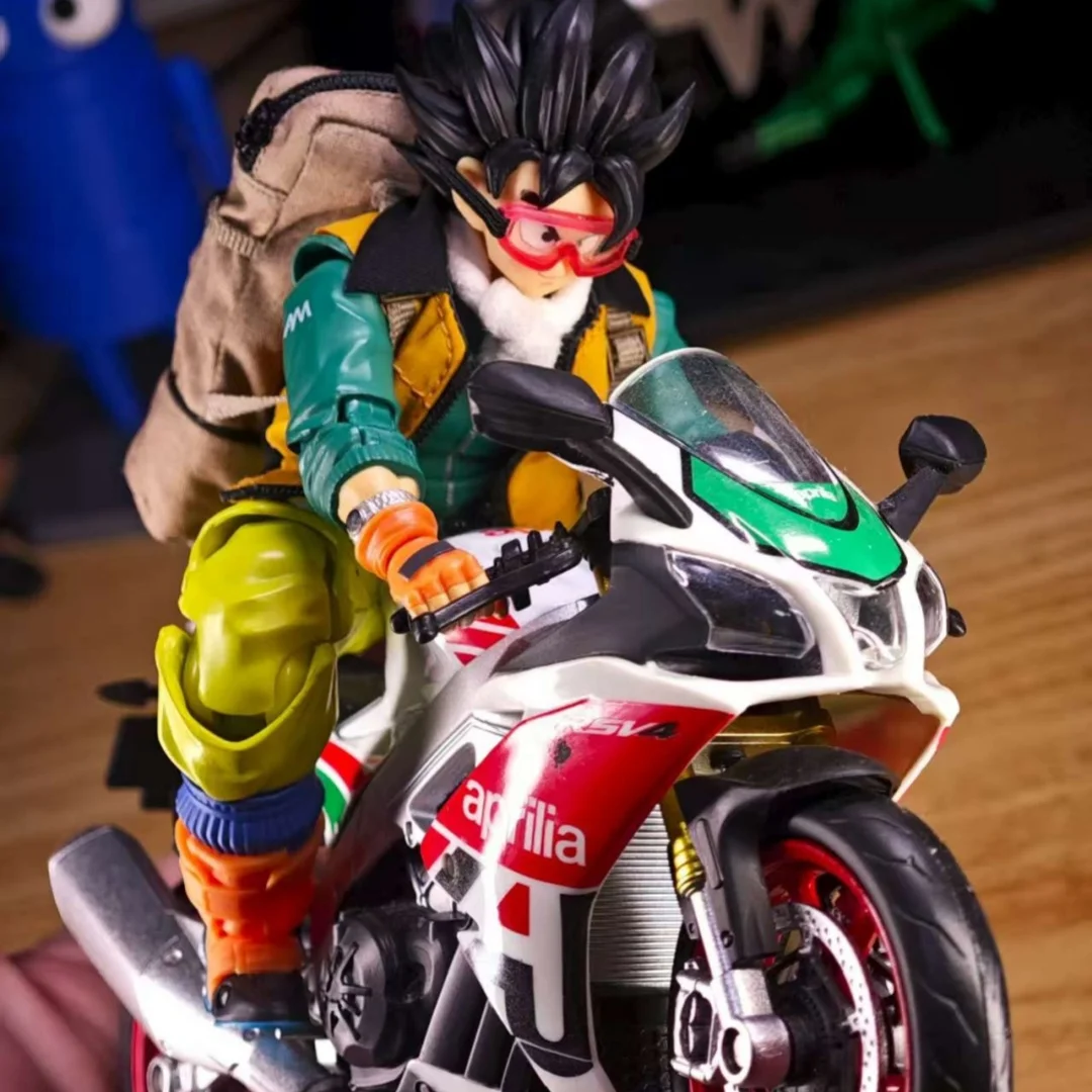 Dragon Ball Anime Shf Goku gafas de sol y bufandas hechas a mano ropa construcción en alambre de hierro es adecuada para juguete humanoide móvil 1/12