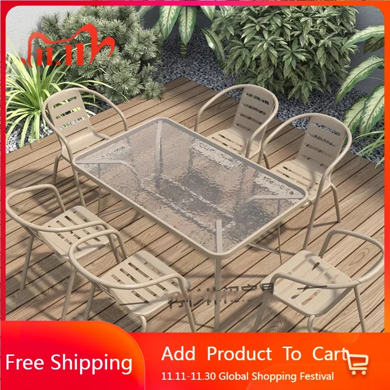 

Уличные столы для балкона во дворе, круглые современные роскошные уличные столы для гостиной, минималистичное кресло, мебель Arredo Giardino