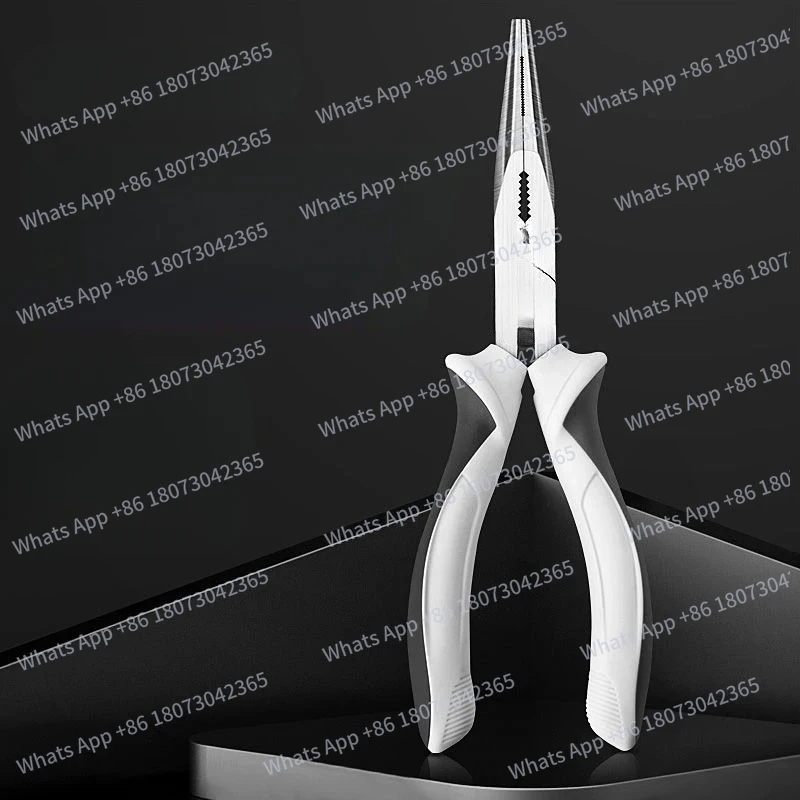 

Ручные плоскогубцы с удлиненным носом, 8 дюймов, кусачки промышленного класса, нескользящие