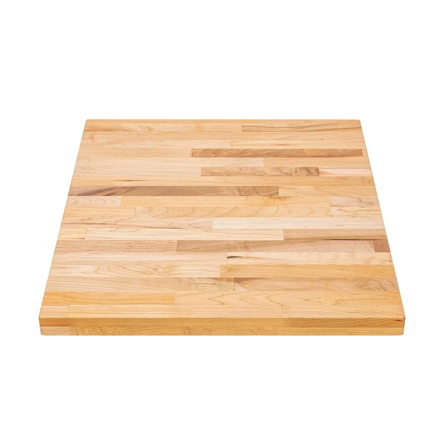 Solid Wood Table Top - 30 x 24 Butcher Block Countertop - Natural Maple Slab Wood Cutting Board for Kitchen Workbench D