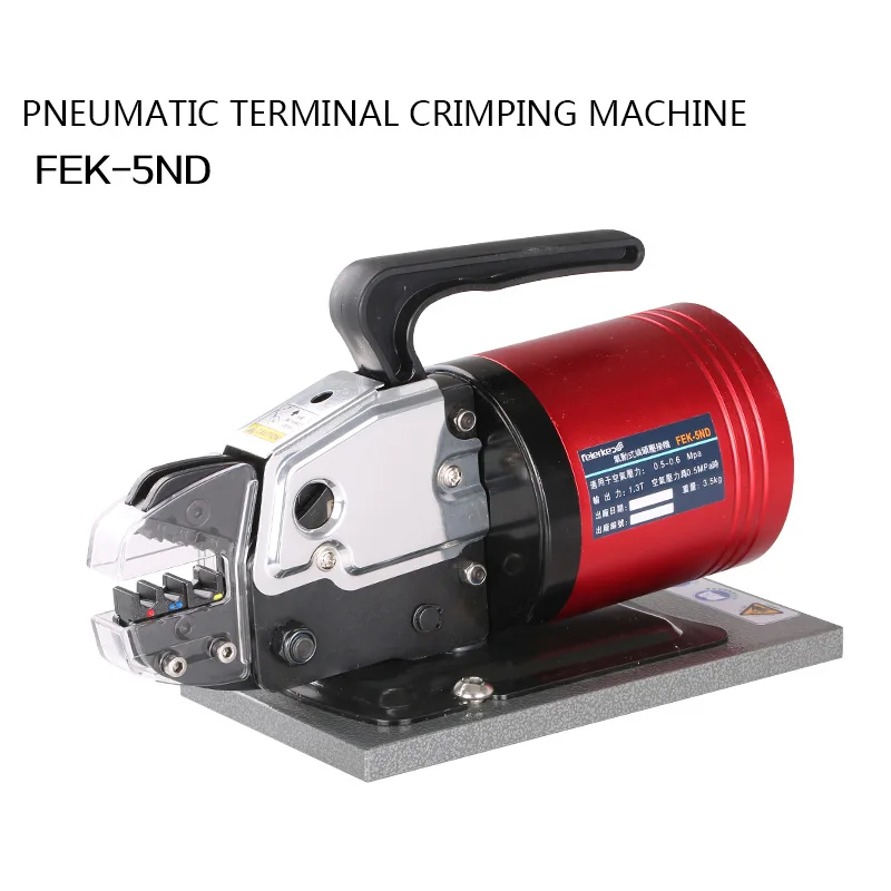 FEK-5ND Pneumatic Terminal Crimping Machine Cold Crimping Tool Mini Crimping Tool Pneumatic Crimping Tool Press