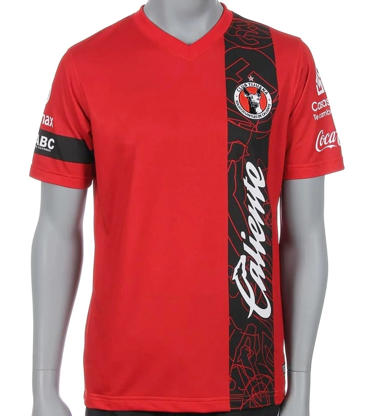 2026 Club Tijuana Retro Fußballtrikot für Männer und Frauen, Mexiko Fußball-T-Shirt mit vertikalen Streifen, Fan-Kurzarm-Sporttrikot für Familie und Kinder – Detail 4
