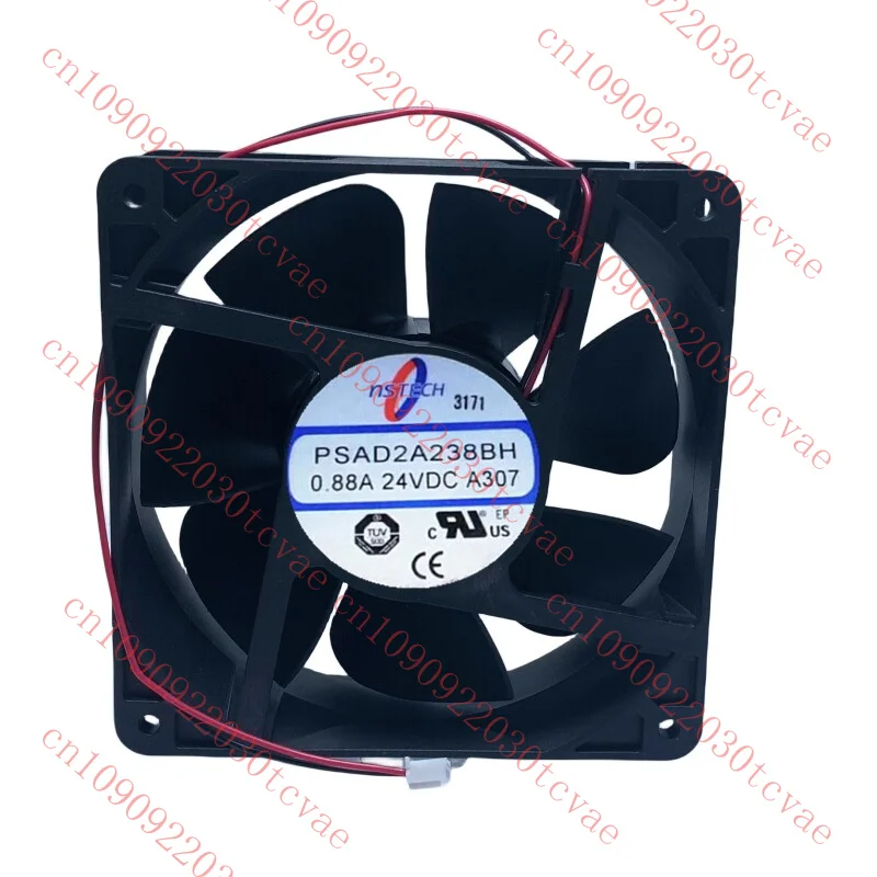 

Genuine New PSAD2A238BH DC24V 0.88A 2-Pin 120*120*38mm 12cm Square Cooling Fan