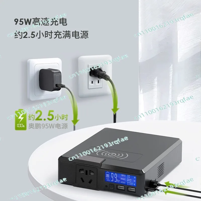 

Solar Powerbank 154Wh 41600mAh External Battery Charger, Powerstation 200W Portable Generator Emergency Power