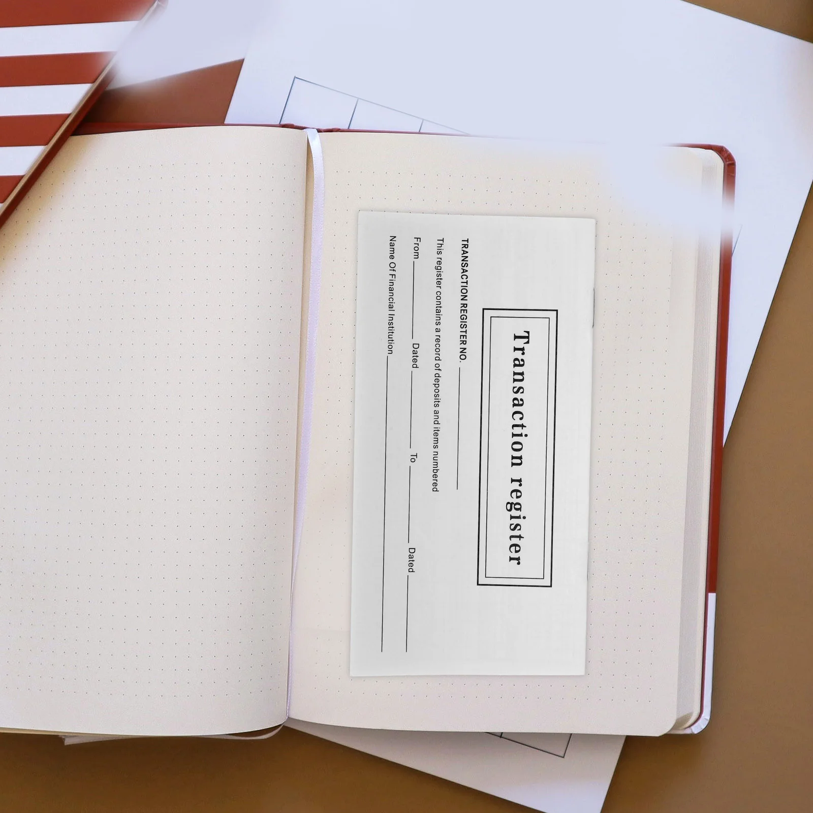 10 Books Check Personal Checkbook The Notebook Currency Management Budgeting Paper Financial Balancing Tool Situation