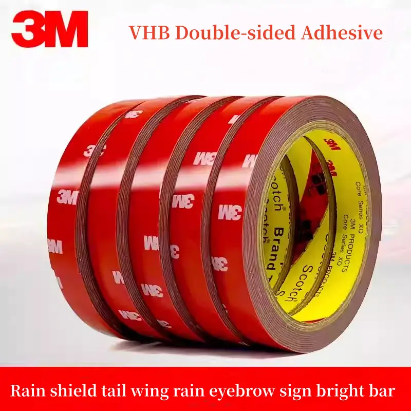 3M VHB 강력 양면 접착제 3M 4229P 5-50mm 방수 무흔적 폼 접착 테이프 자동차 가정 실내 고온용