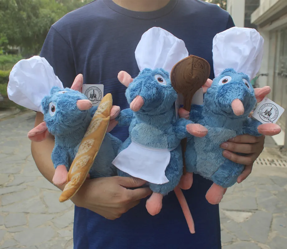 30cm Disney Ratatouille Remy Bread Mouse Plush Toy Doll Stuffed Animals Dolls Cute Plush Stuff Toys Xmas Gift Boys And Girls