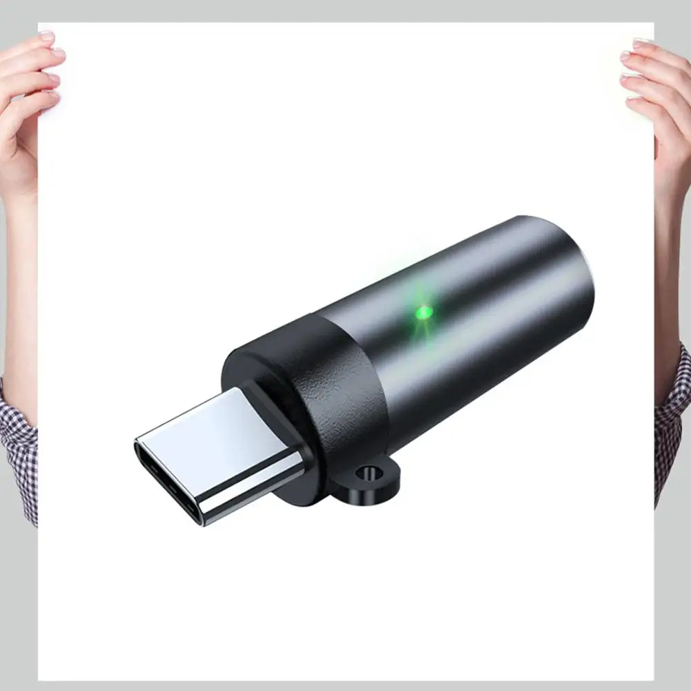 Mini isqueiro TYPE-C portátil baixo consumo isqueiro à prova de vento de poupança de energia ao ar livre isqueiro acessórios do carro