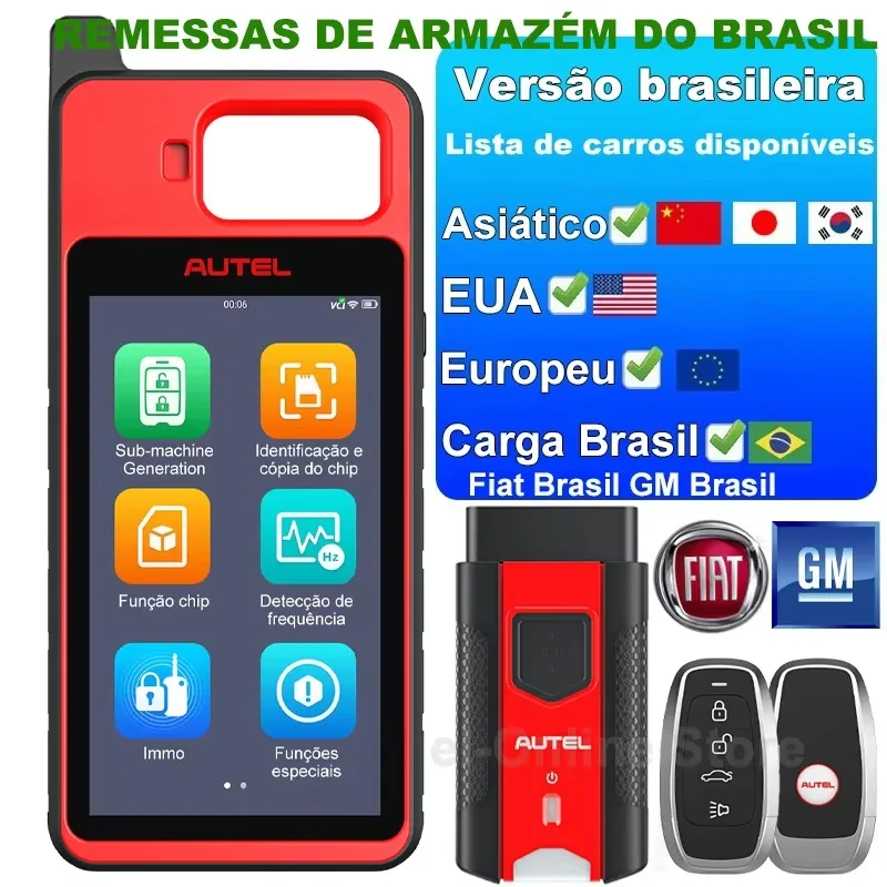 Autel MaxiIM KM100 Key Tool, пожизненные бесплатные обновления, генерация ключей OBD IMMO, считывание чипа/транспондера и запись клона