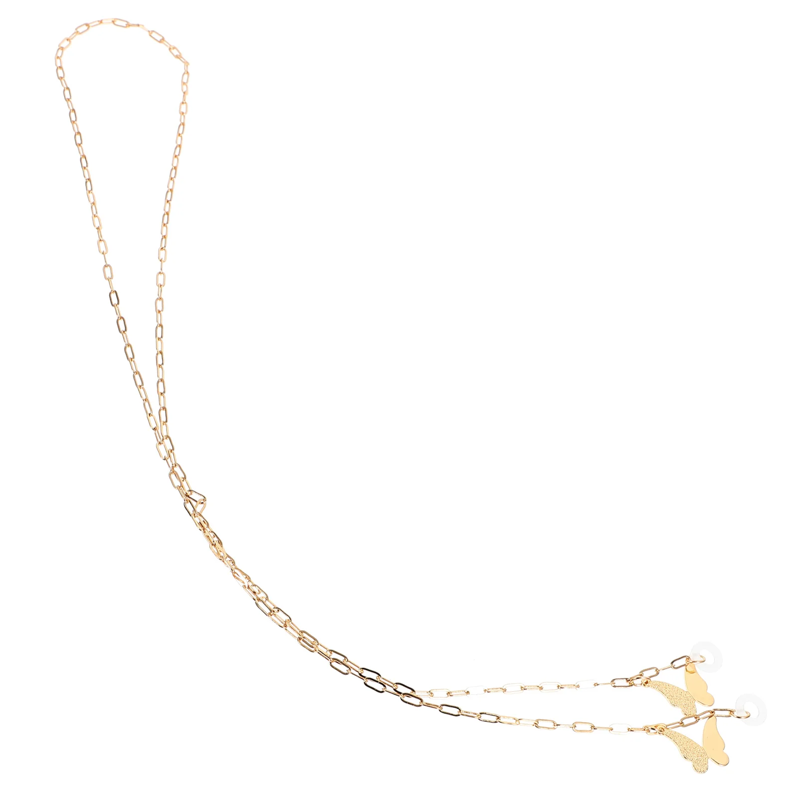 

Lost Necklace Earphone Chain Delicate Butterfly Decor Lost Strap Copper Lightweight Portable