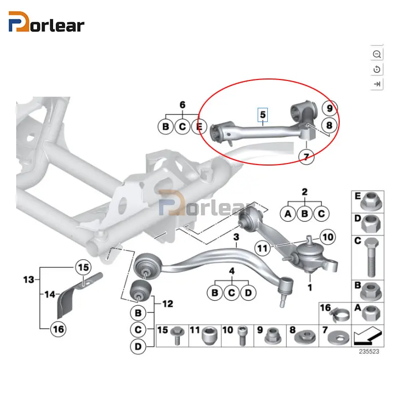 2PCS High-quality Front Left Right Upper Control Arm Set For For Rolls Royce Phantom 31126762825 31126762826