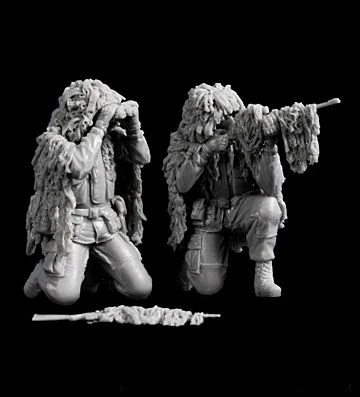 1/35 Scale Die-cast Resin Figure American Special Soldier Suit Model Assembly Kit Diorama Assembly Model Unpainted