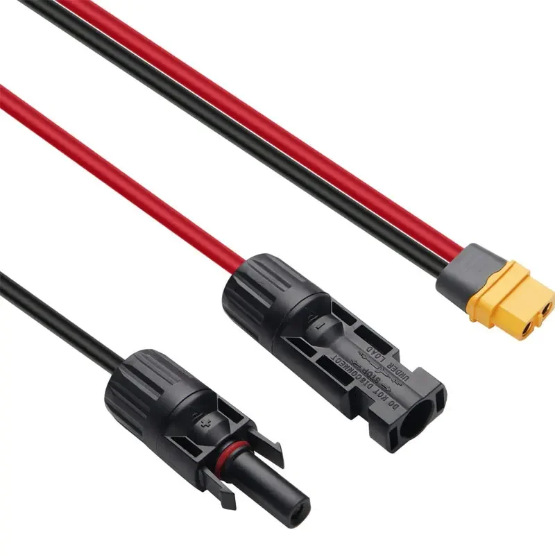 Solar Panel Connector to XT60 Solar Charging Cable for ALLPOWERS R600 R1500 EF ECOFLOW RIVER & DELTA Series Solar Generators.