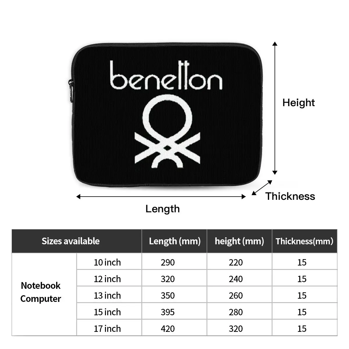 Benetton Formula Team 80s Collection Notebook Laptop Bag  10 12 13 15 17 Inch For Macbook Air Pro Tablet Shockproof Case Bag