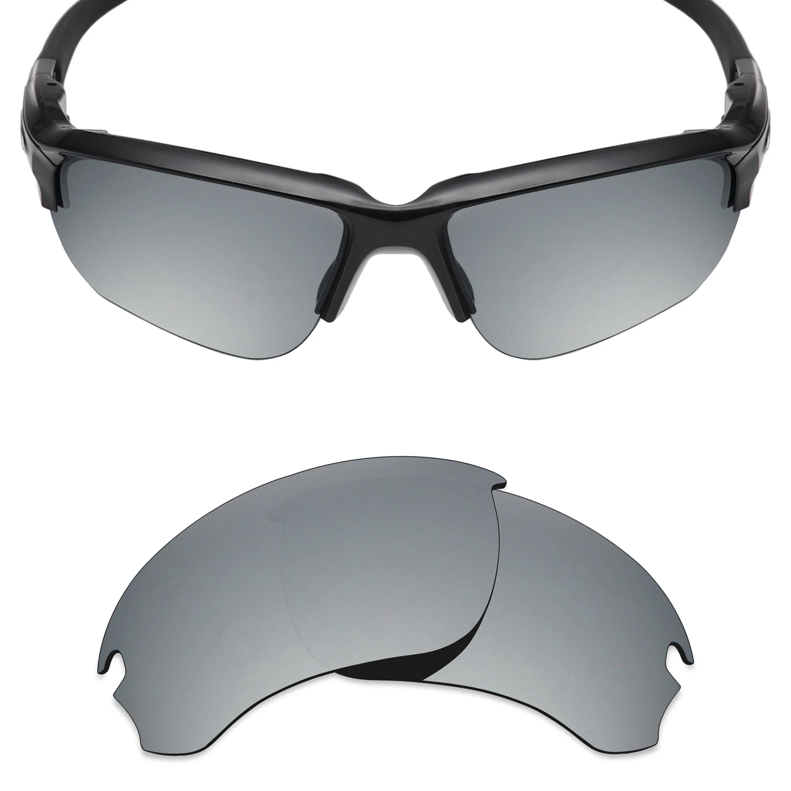 ezoptix123 Substituição de lentes polarizadas / não polarizadas para óculos de sol Oakley Flak Draft OO9364 - 67 mm
