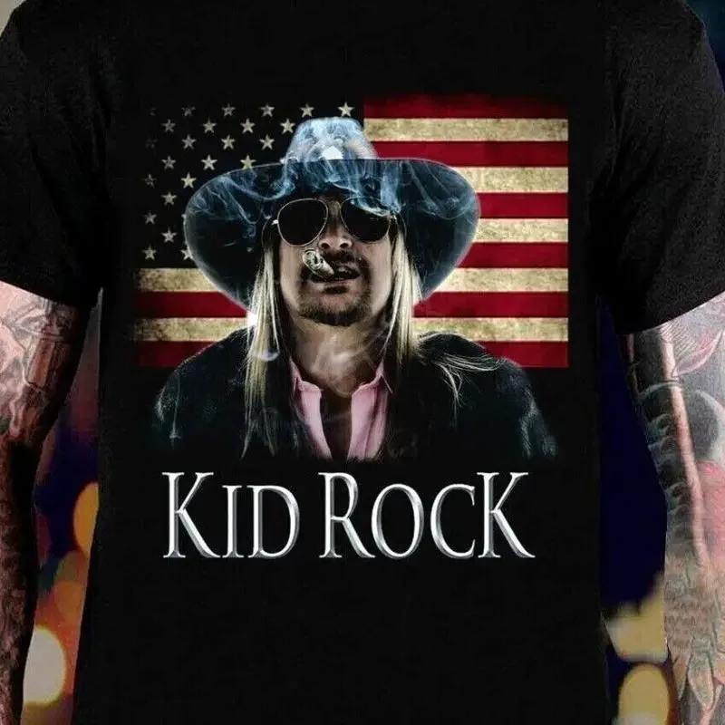 Vtg Kid Rock American Men T-Shirt 2024 Tour für Fans